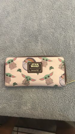 ⭐ Loungefly Star Wars Grogu (Baby Yoda) Zip Around Wallet ⭐