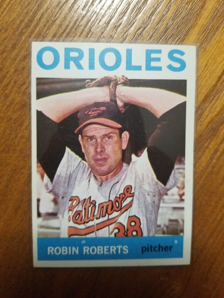 Vintage 1964 Topps Robi Roberts Baseball Card Nice!