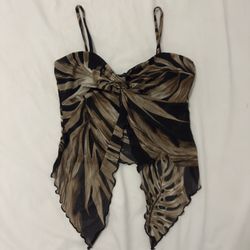 Leaf Pattern Top Size S