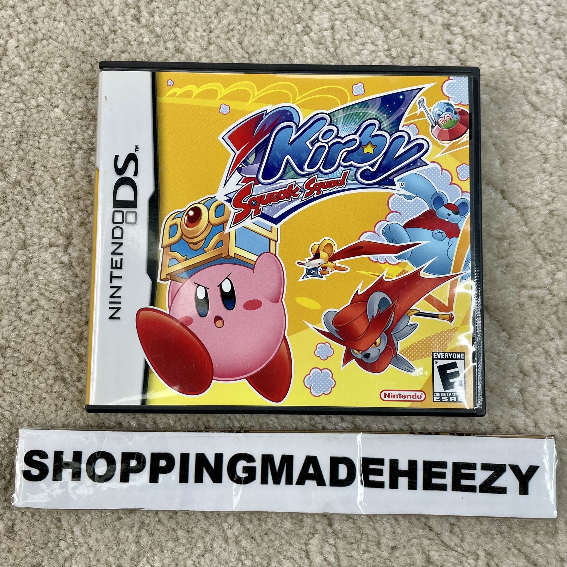 KIRBY SQUEAK SQUAD Nintendo DS NDS PREOWNED VERY GOOD CIB