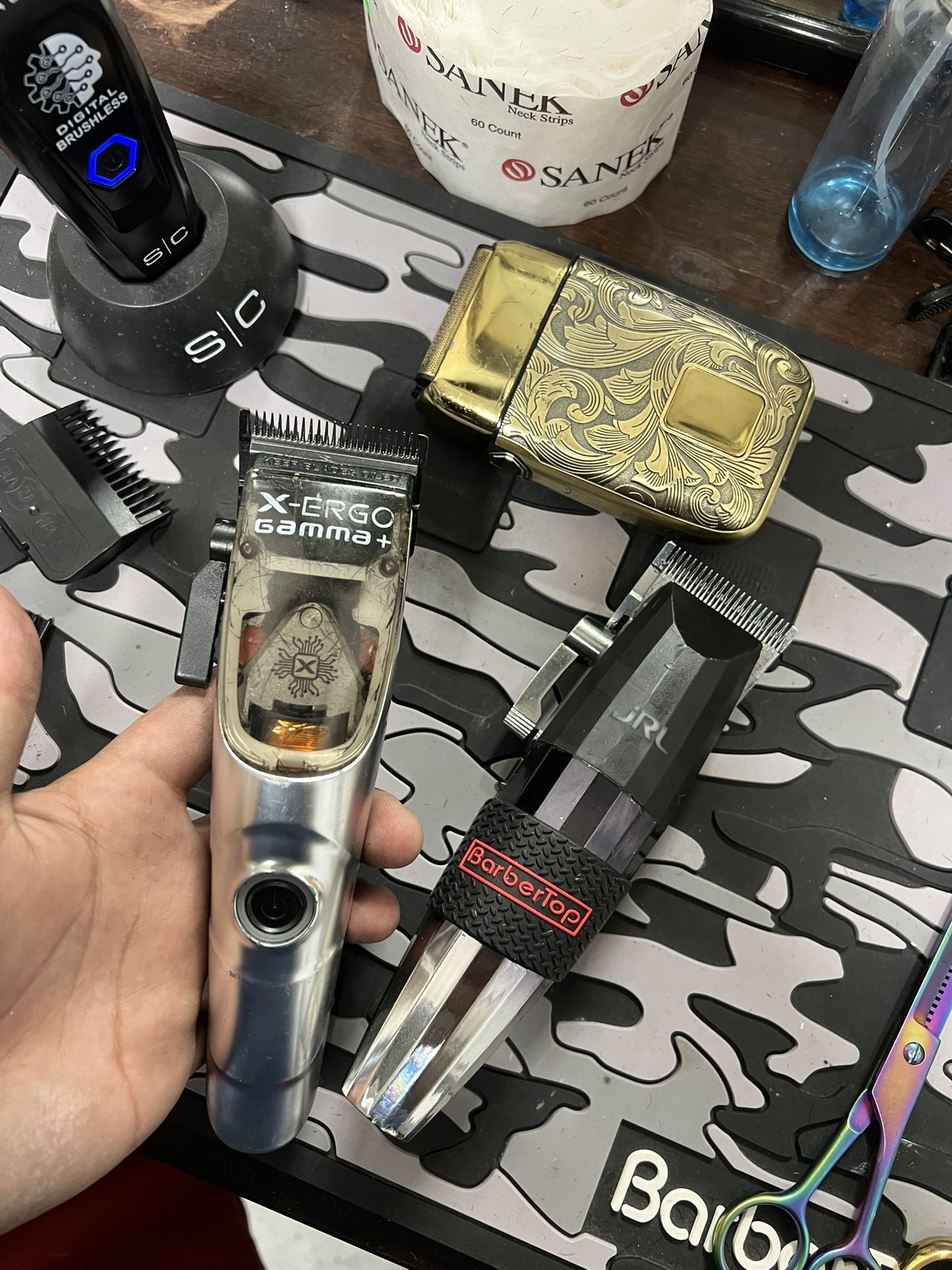 Jrl silver, X-ergo Gamma, Shaver