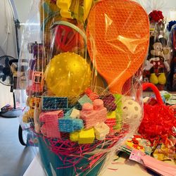 Double Sided Day Play Toy Easter Basket