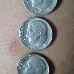 Rare Dimes With Off Center And No Mint Marks