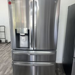 30 cu ft Cpcty 4-Dr French Door Refrigerator by LG @63% Off or $2500 Off Retail!