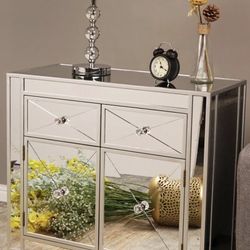Mirrored Nightstand / End tables