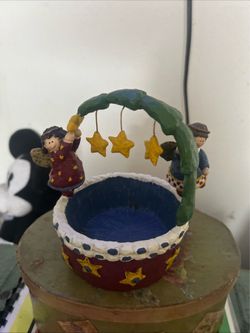 Resin Ange candy dish