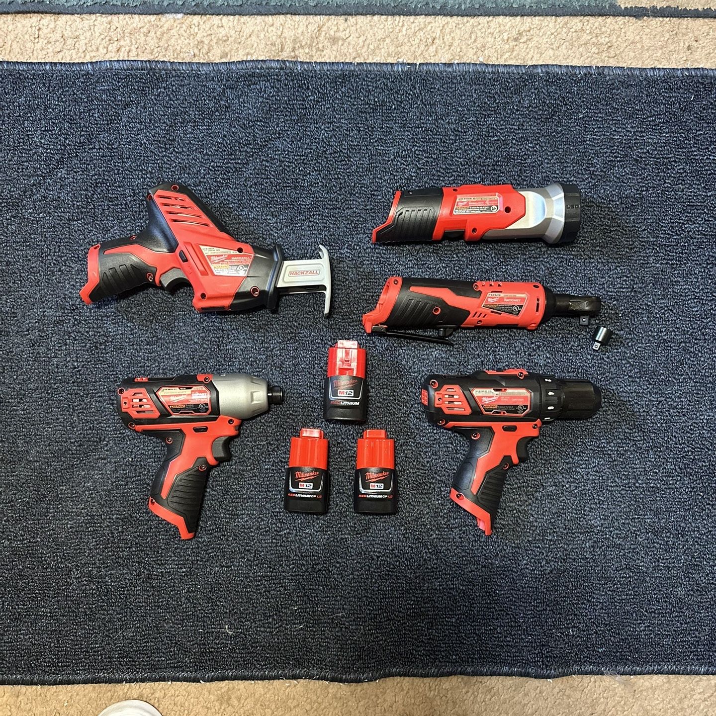 Milwaukee M12 Five-Tool Combo Kit (New In Box) 