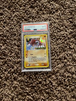 Pokémon PSA 8 Groudon Ex Emerald Reverse Holo