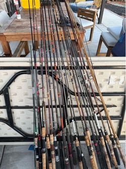 25 Rods for $60 Freshwater Saltwater Fishing Rods Pier Lakes Ponds