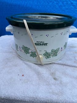 Rival  stoneware slow cooker crock pot