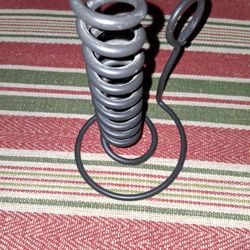 Vintage Wrought Iron Single Swirling Candle Holder Country Colonial