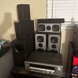 kenwood system and Bose passive subwoofer