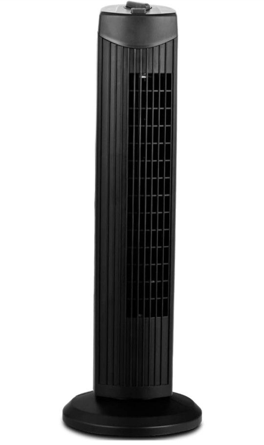 28-Inch Tower Fan, Quiet Cooling Whole Room Bladeless, 3 Speed, 3 Wind Mode