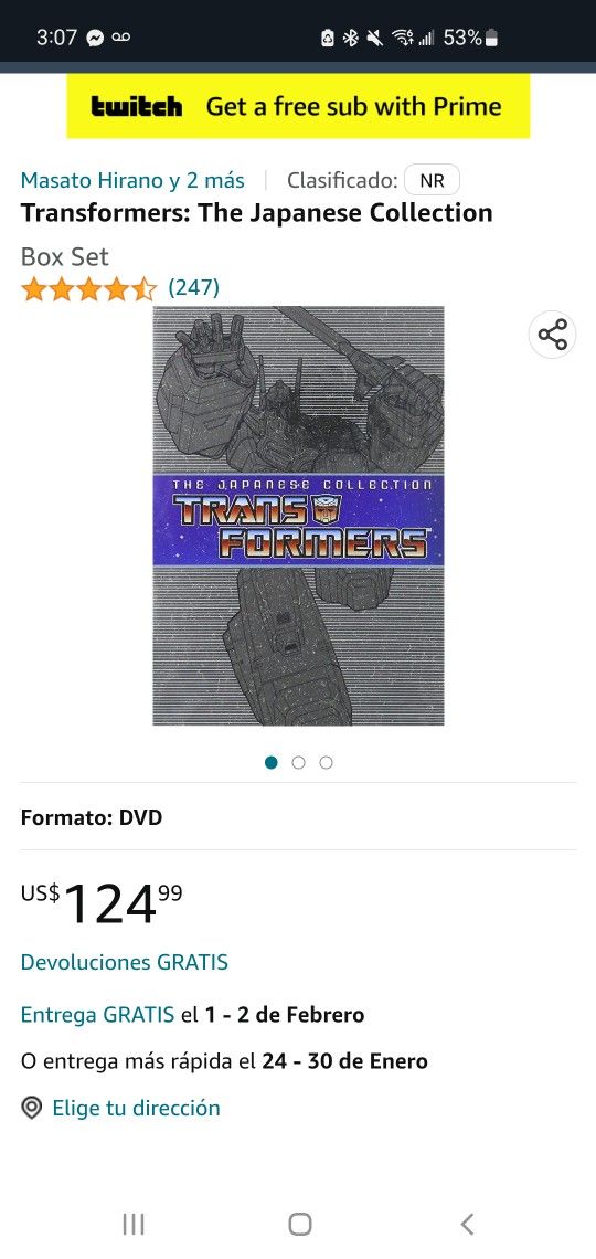 Transformer: The Japanese Collection Dvds
