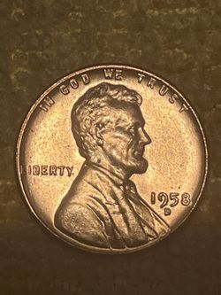 1958-D Lincoln Cent - DOUBLE DIE - DDO-001 , WDDO-001   Gem BU