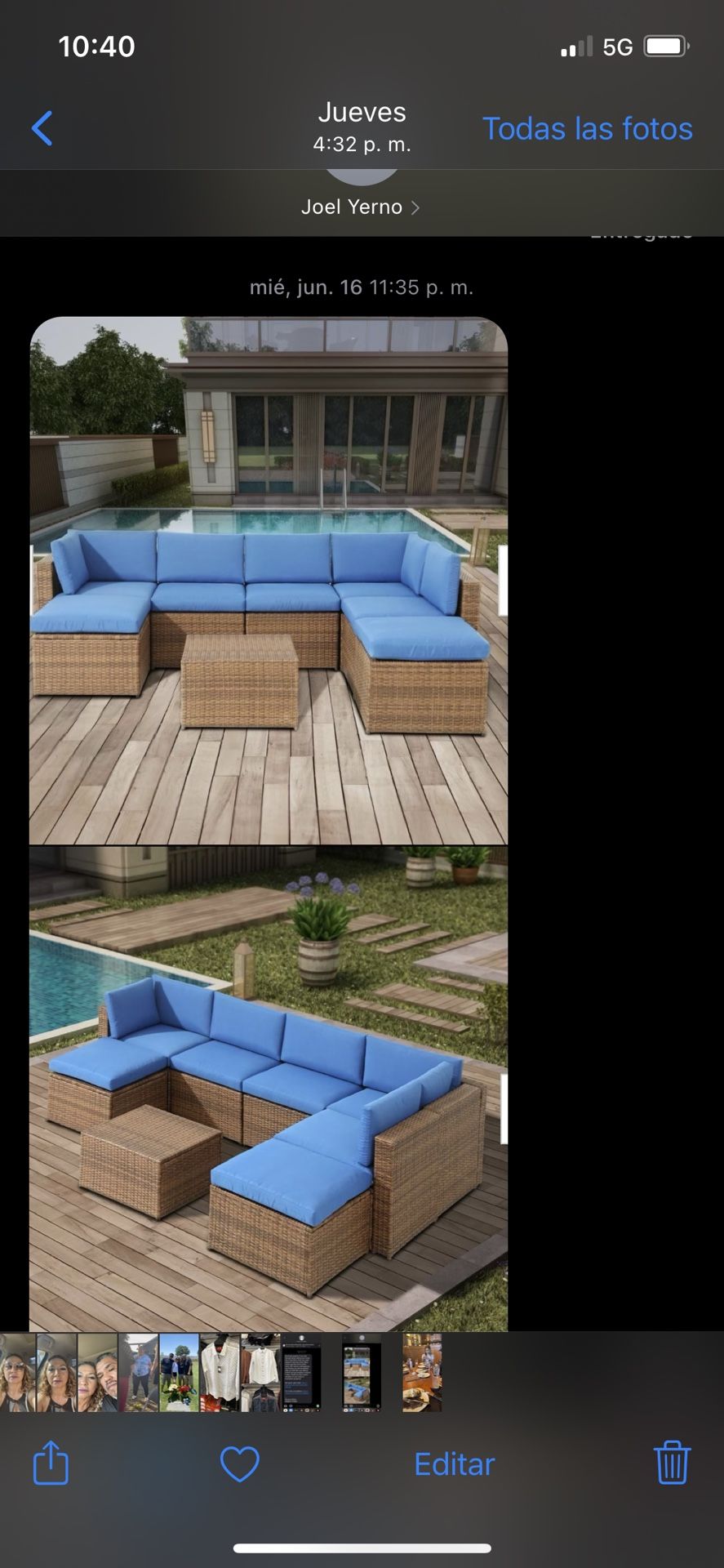 Patio Furniture Set