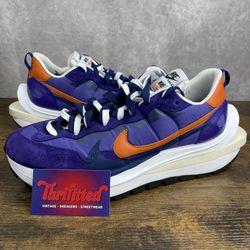 Nike sacai x VaporWaffle Dark Iris Size 12 DD1875-500 Purple Orange Men’s Sneakers OG Rare Run