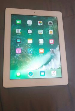 Apple Ipad 2 9" Apple Tablet. No ICloud Working Great