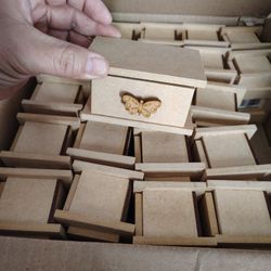 24 Cajitas De MDF Para Recuerdos 