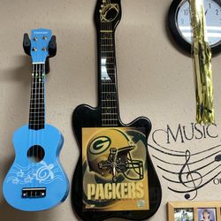 Green Bay Packers  Guitar Clock