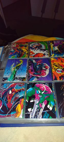 Spiderman. 73 cards in binder pages excellent condition cash porch pickup Redmond