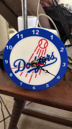 Dodger desk clock