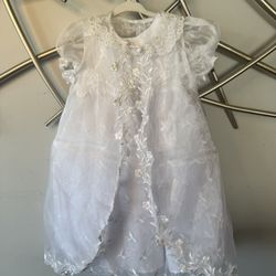 girls christening 3 In 1 DRESS 