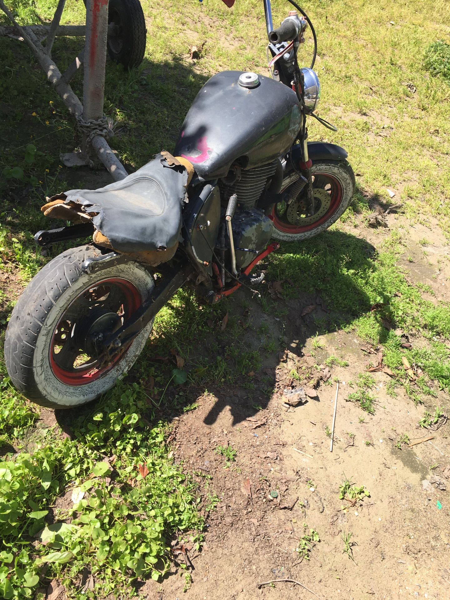 Motorcycle/yard Art