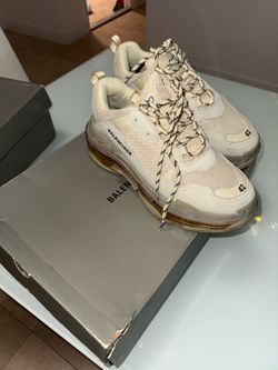 Balenciaga Triple S Tan/White Size 42 EURO or 8-9 men