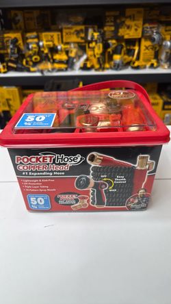 Pocket Hose Copper Head 50ft Expanding Hose