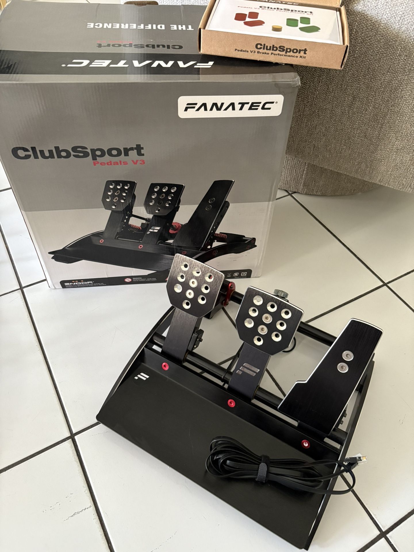 Sim Racing Fanatec V3 Pedals
