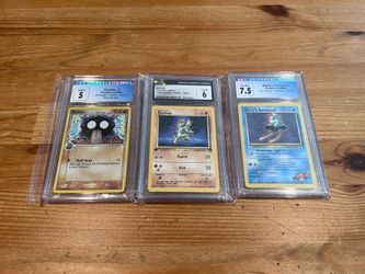 Vintage CGC Graded Pokemon Slabs