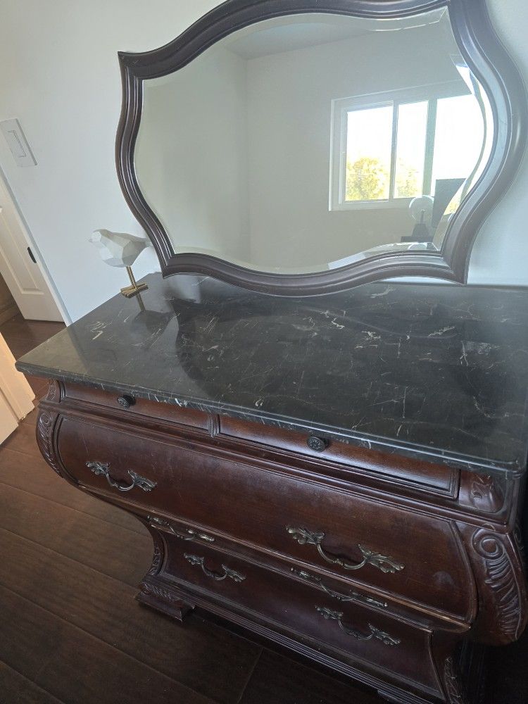 Marble Top Dresser