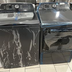 GE Profile Pair Washer & Electric Dryer Top Load