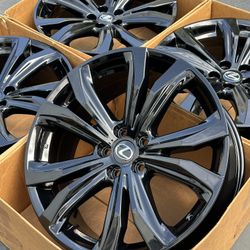 20” Lexus RX350 factory wheels rims gloss black new RX450