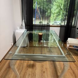Glass Dining Table 