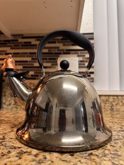 Michael Graves BELLS & WHISTLES TEA KETTLE - Hitler Teapot
