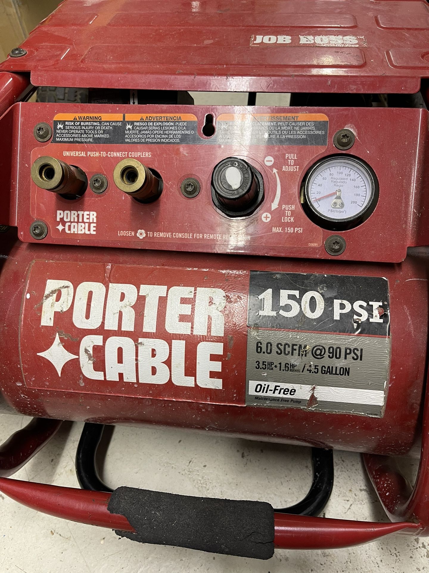 Porter Cable Portable Air Compressor