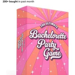 New - The Ultimate Bachelorette Party Game w/ Heart Glasses