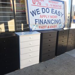 Chest 5 Drawers In Any Color New 