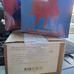 Pokemon Sealed Lot Lost Origin PC Exclusive ETB Case, Sword and Shield ETB's x 2 and 5 knockout coll
