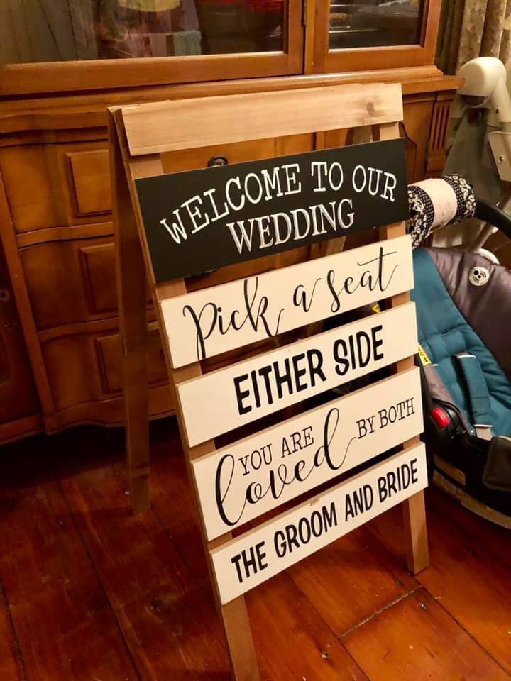 Wedding Welcome Sign