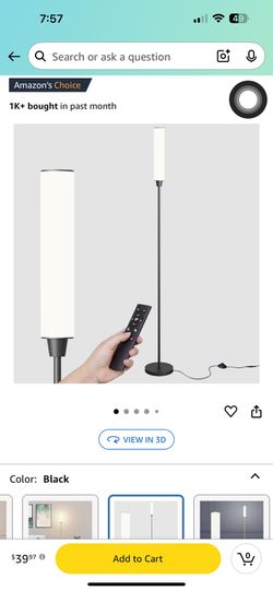 Floor Lamps With Remotes (2x)