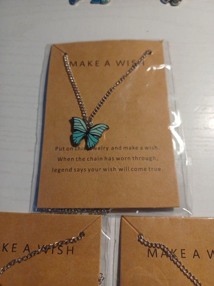 Butterfly Silver Necklace