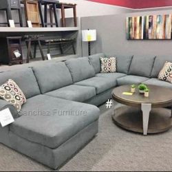 3 PIECES U  SHAPE SECTIONAL COUCH SAME DAY DELIVERY