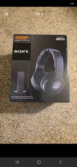 Sony RF Wireless Headphones Noise Reduction
