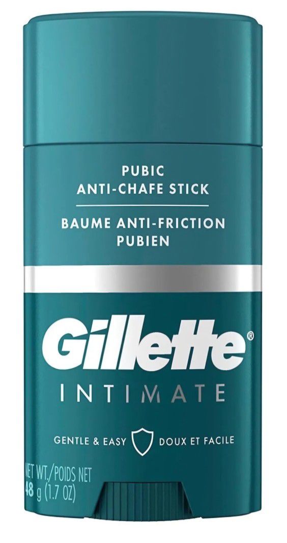 3 Pack: Gillette Intimate Pubic Anti-chafe Stick,  1.7 oz  Each