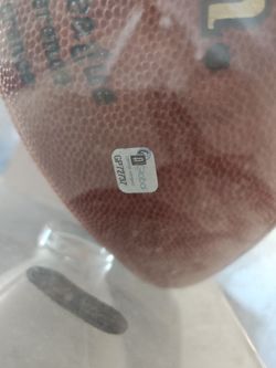 Bojackson that I've authenticity Wilson official football signed number 34 Los Angeles radars.