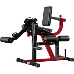 GMWD Leg Extension and Curl Machine, Lower Body Special Leg Machine, Adjustable Leg Exercise Bench with Plate Loaded, Leg Rotary Extension for Thigh, 