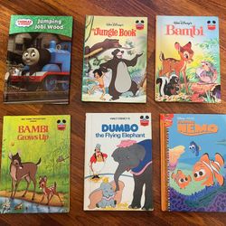 6 Kids Disney Story Books